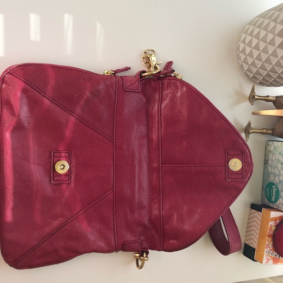 Salad Calf leather pink crossbody bag - Picture 3 of 5